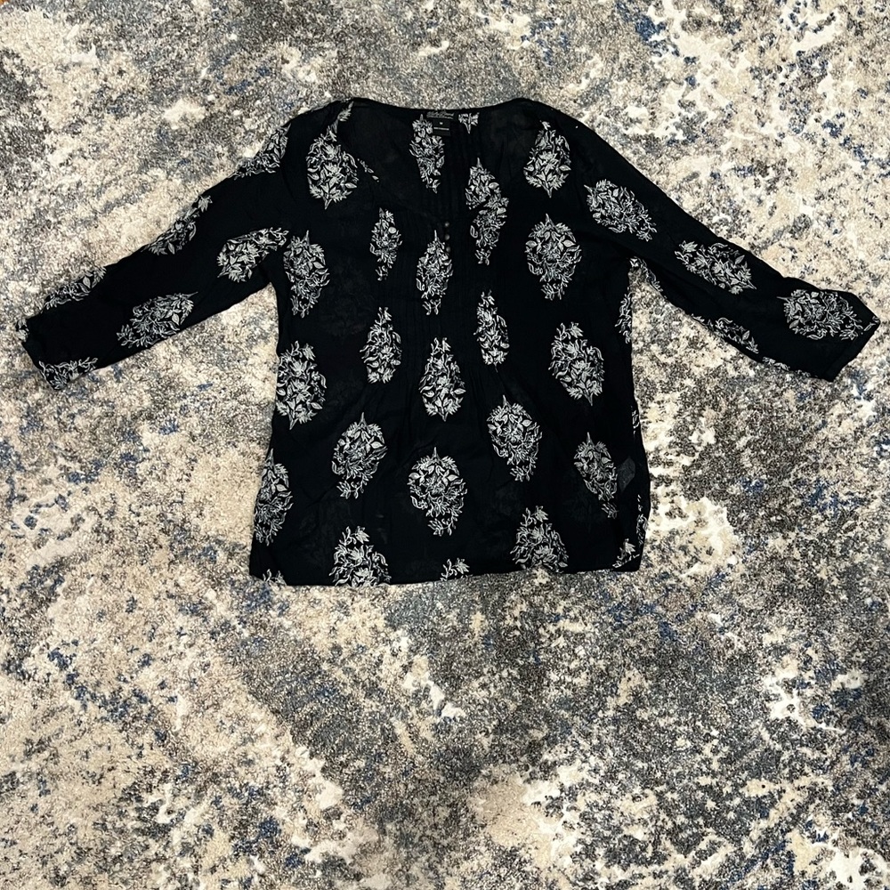 Lucky Brand Black Tunic | Size Medium